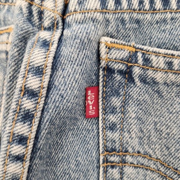 Levi's Juniors Size 9 Denim Jean Shorts Y2k 90s Vintage - Picture 7 of 9